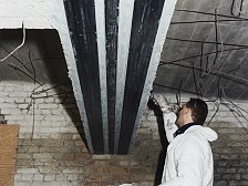 Verlegte CFK-Lamellen im preußischen Landtag