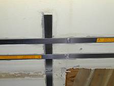 Verlegte CFK-Lamellen